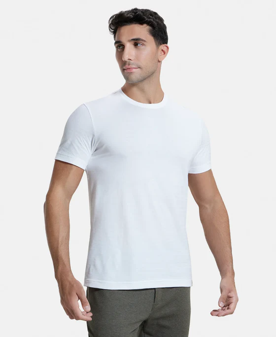 Old Money Style White T shirt by Jockey