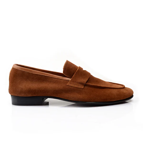 Old Money Style Suede Slip on shoes