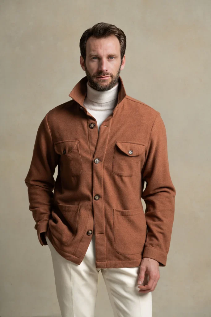 Old Money Style Overshirt for Indian Men