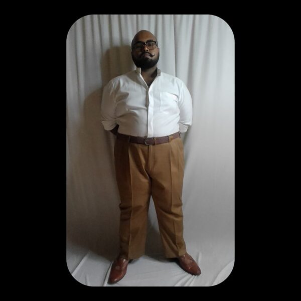 The Classic White Mandarin Collared Grandaddy Shirt