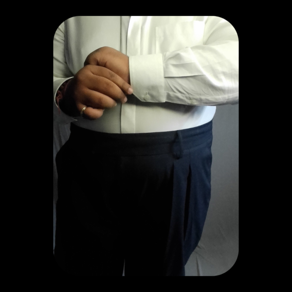 Classic White Shirt with Barrel cuffs